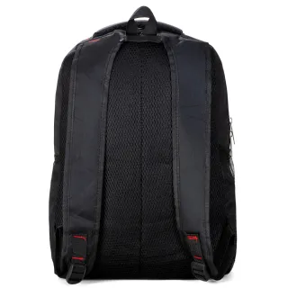 Oferta Bolsa Mochila Reforçada Escolar Preta - Vermelha