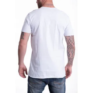 Promoção: Camisetas Masculinas Estampadas Diversas - Corte a Fio 100% Algodão - Branca