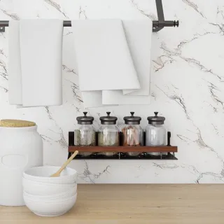 Adesivo Autocolante 3D para Sala, Quarto, Cozinha ou Banheiro - Papel de Parede 5 METROS x 45CM - Triângulo colorido