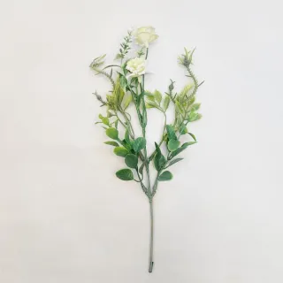 Decoração Casamento, Arranjos e Festas: Kit/3 Matinho de folha planta artificial - 3 x 6411-E(Amarelo)