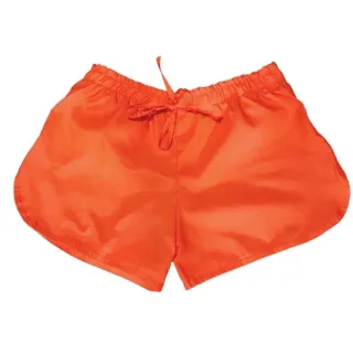 Bermuda Tactel Feminino Box - Leve e Confortável - Laranja