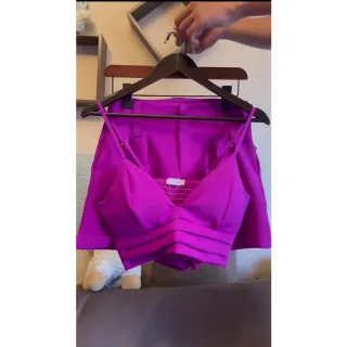 Conjunto Estiloso Feminino de Alfaiataria (SHORT+CROPPED) - Azul Céu