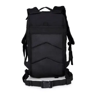 Militar Mochila Tática Assault 40L Camping Impermeável - Verde (com bandeira)