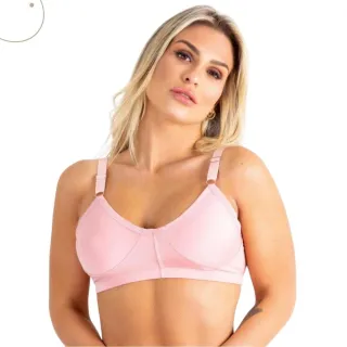 Sustentação Confortável: Sutiã Plus Size Sem Bojo Regulável - Preto