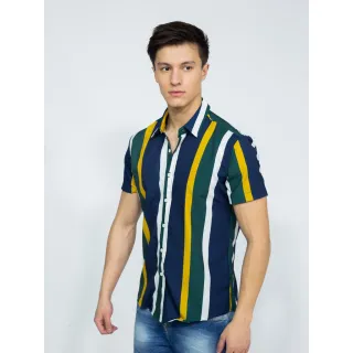 Modelo Importado Estampado Slim Fit Camisa 2023 - Camisa 030