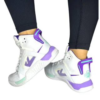 Tênis Fitness Feminino Konnex - Ideal para Academia e Cross Fit - Bco AzulBB Pink