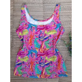 Suplex feminino regata camiseta - Branca