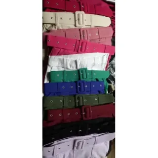 Cinto Forrado Luxo Cintura Alta Social Feminino em Alfaiataria - Pink