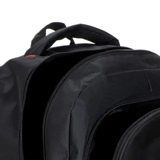 Oferta Bolsa Mochila Reforçada Escolar Preta - Vermelha