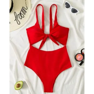 Top cropped engana mamãe, cintura alta, amarrações - Maiô duas cores - Onça