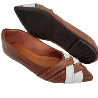 Rasteirinha Feminina Marrom Confortável e Macia - Sapatilha Trançada Casual - Marrom Trançada