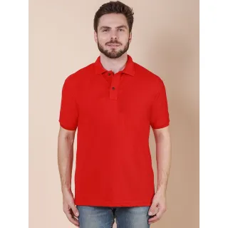 Camisa Masculina Lisa Piquet Gola Polo Básica - Preto
