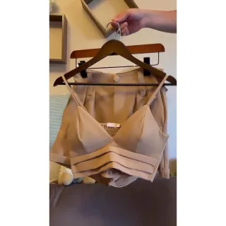 Conjunto Estiloso Feminino de Alfaiataria (SHORT+CROPPED) - Azul Céu