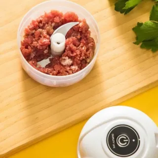 Recarregável USB Moedor Mini Processador Elétrico Vegetais Alho Fruta Amendoim 250ml - Único