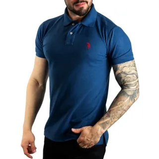 Malha Piquet Camisa Polo Masculino Gola - Verde Bandeira