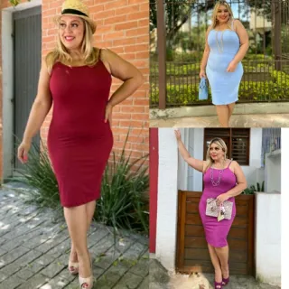 Vestido Tubinho Midi de Alcinha: moda elegante e versátil para todas as ocasiões - Vermelho Queimado