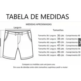 Promoção Bermuda Jeans Masculina com Laycra - Direto da Fábrica - 36