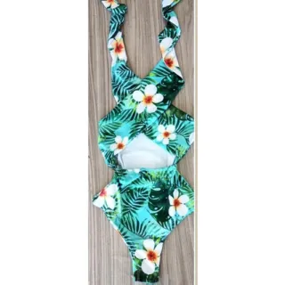 Biquíni Maiô Feminino Suplex Grosso Trançado Cintura Alta - Opção 7