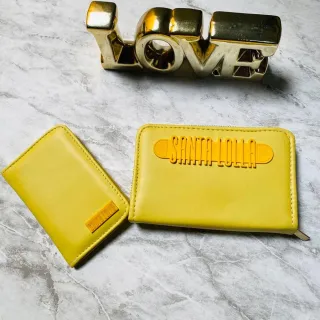 Carteira Feminina em couro com zíper, porta cartões e documentos - cores variadas - KIT SL VERD TIFFANY