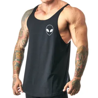 Preta Regata Masculina Algodão Cavada - Bombey - CUBO MAGICO