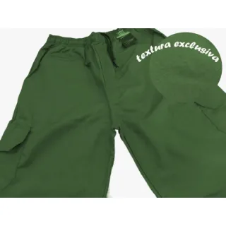 Envio no mesmo dia Bermuda Cargo Sarja Unissex diversas cores Branca Preto Bege - Preta