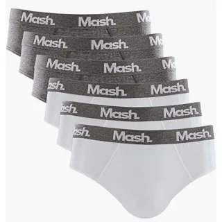 Mash Algodão Slip Cuecas Kit 6 - P