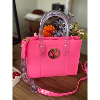 Lançamento Verão: Bolsa Feminina SL LUXO Casual Slim - Rose