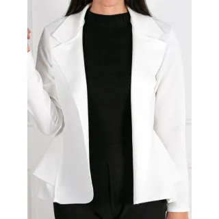 Suplex curto social blazer - Raryel - Branco