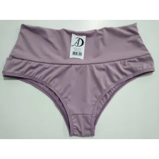 Calcinha básica com cós alto - REF129 - Azul