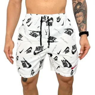 Bermuda Tactel Masculina Mauricinho para Praia - Shorts de Verão - Preto Liso