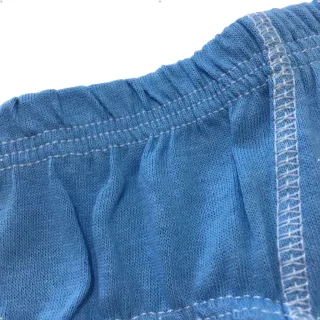 Cueca Básica Tradicional Lisa Adulto 100% Algodão Slip - Azul Royal
