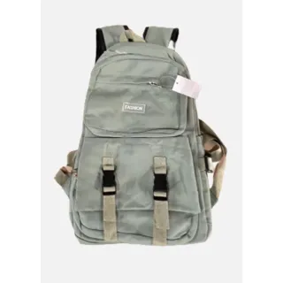 Moda Coreana Casual Feminina Masculina: Mochila Escolar Impermeável - 014Azul