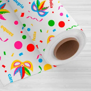 Estampado Carnaval Folia TNT - 2,00 X 1,40m - Único
