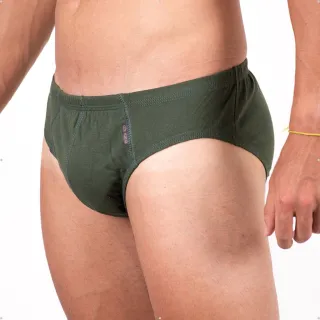 Cueca Básica Tradicional Lisa Adulto 100% Algodão Slip - Azul Royal