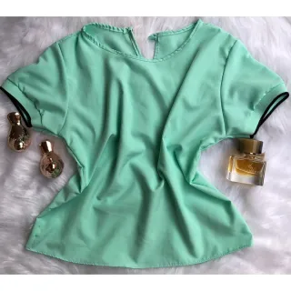 Tecido Sedinha Blusa Feminina - Uva