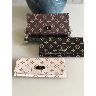 Promoção Carteira Feminina Importada - Porta Documentos e Cartões - Preto LV