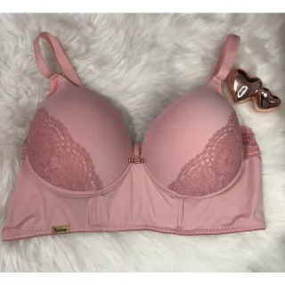 Sutien Plus Size de Microfibra com Renda - Promoção Raryel - Marinho