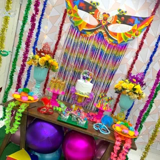 Decoração para Festas Carnaval - 2 Mts C/1 Unid