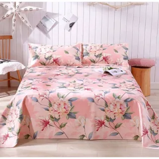 Lençol Queen Estampado 100% Poliéster - Jogo de 03 Peças - Único
