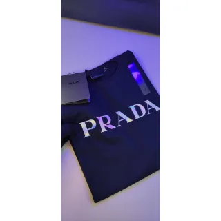 Camiseta Prada Estampada Masculina Premium de Algodão Fio 30.1 P ao G3 - G3