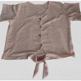 Plus Size Blusa Feminina Amarrar - Preta