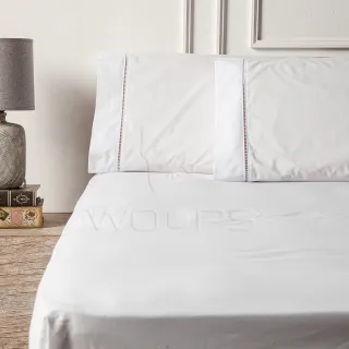 Percal 400 Fios Jogo de Lençol Casal 3 Peças Acetinado - Azul Petroleo