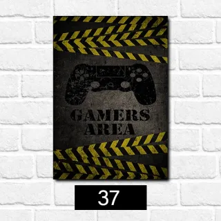 Placa Decorativa Quarto Gamer Vintage - Frase Jogo Jogador Console - 23