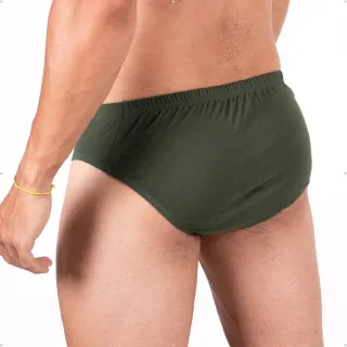 Cueca Básica Tradicional Lisa Adulto 100% Algodão Slip - Azul Royal