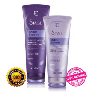 Shampoo + Condicionador Siàge (Cica Therapy, Nutri Ouro, Acelera o Crescimento e mais) - Raryel - Nutri Óleos Poderosos