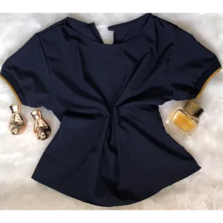 Moda evangélica: Blusa Feminina em Crepe Sedinha - Rose