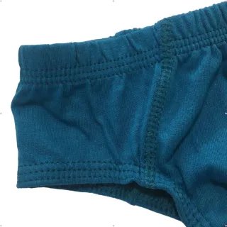 Cueca Básica Tradicional Lisa Adulto 100% Algodão Slip - Azul Royal