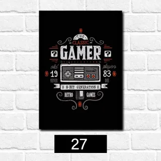 Placa Decorativa Quarto Gamer Vintage - Frase Jogo Jogador Console - 23