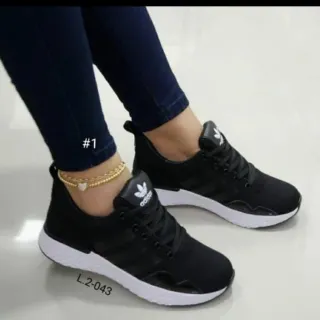 Caminhada Academia Tênis Racer Esportivo Feminino - PRETO/PINK