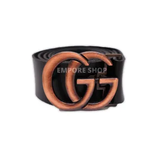 Couro Sintético Masculino Cinto - G MARROM FIV DOURADA